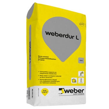 Sous enduit façade 25 kg Weberdur L - WEBER