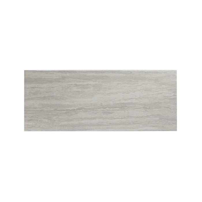 Faïence anthracite effet marbre l.20 x L.50 cm Travertino