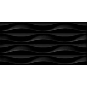 Faïence noir relief l.25 x L.50 cm Concept 