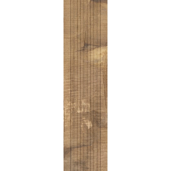 Carrelage sol extérieur effet bois l.20,2 x L.80,2 cm - Malta Brown