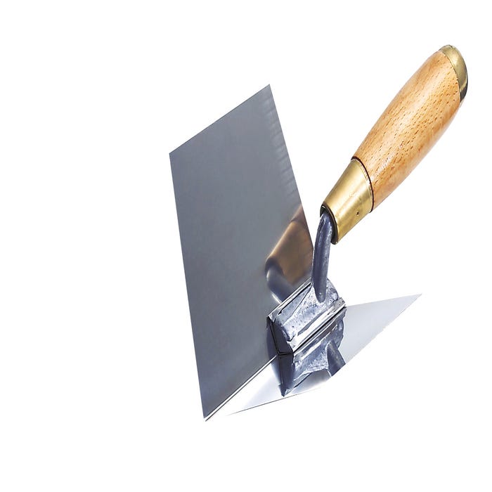 Couteau à enduire inox pour angle L.32 x l.20 x H.10 cm