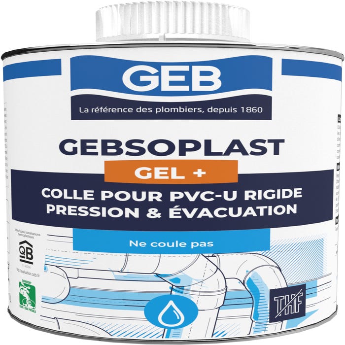 Colle PVC 1 L Gebsoplast Gel Plus - GEB