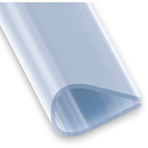 Serre-feuillet PVC transparent 15 mm L.100 cm