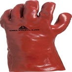 Gant PVC / coton rouge 35 cm T.10 - DELTA PLUS