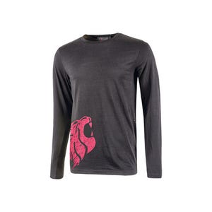 T-shirt manches longues gris et rose T.XXL ALIEN - U-POWER
