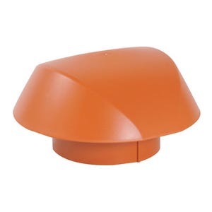 Chapeau de ventilation terracotta Diam.125 mm - NICOLL