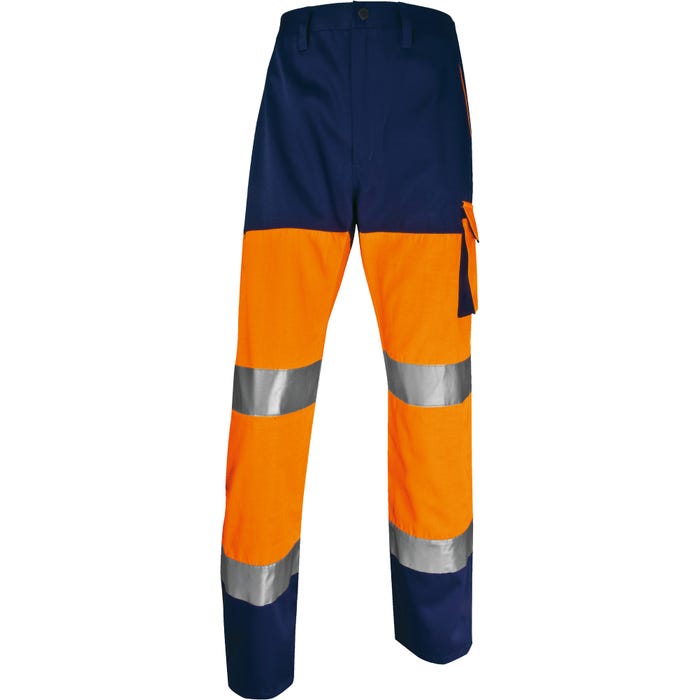 Pantalon de travail haute visibilité orange T.XXXL PANOSTYLE - DELTA PLUS