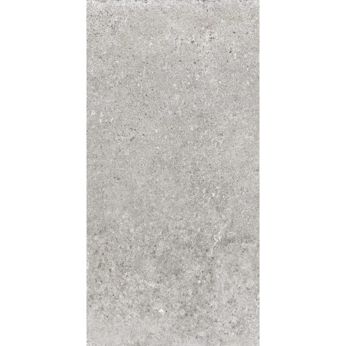 Carrelage intérieur rectifié sol et mur gris effet pierre l.30 x L.60 cm OCCITANE GREY