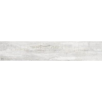 Carrelage intérieur blanc effet bois l.23 x L.120 cm Halifax