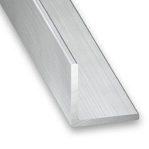 Cornière aluminium brut 40 x 40 x 1,5 mm L.250 cm