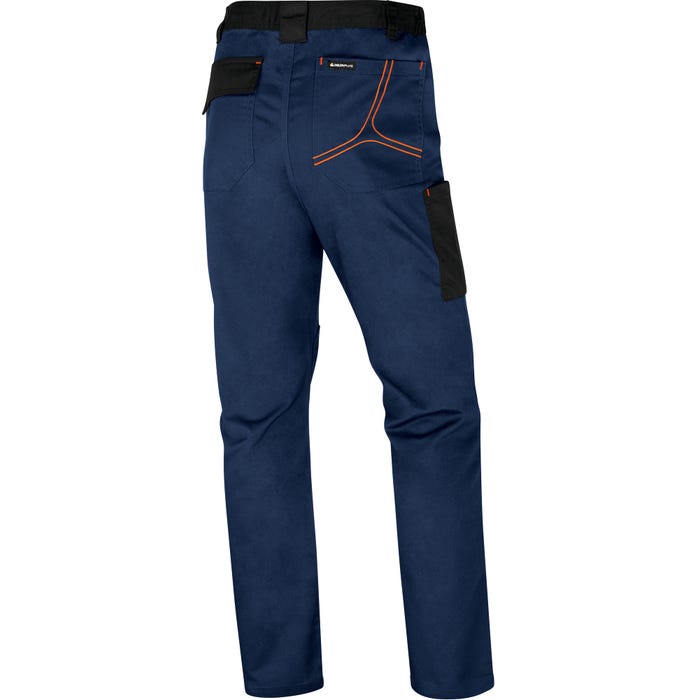 Pantalon de travail Marine/Orange T.L MACH2 - DELTA PLUS