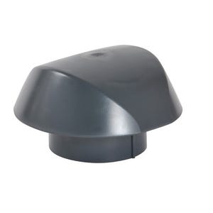 Chapeau de ventilation simple anthracite Diam.125 mm Atemax - NICOLL