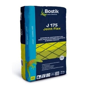 Mortier joint flex C2G anthracite 25 Kg J175 - BOSTIK