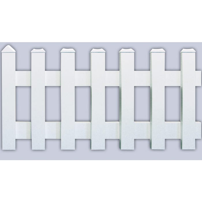 Lisse PVC verticale blanc L.2400 x l.100 x Ep.24 mm