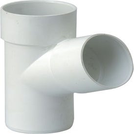 Culotte 67.30° PVC blanc Diam.80 mm - GIRPI