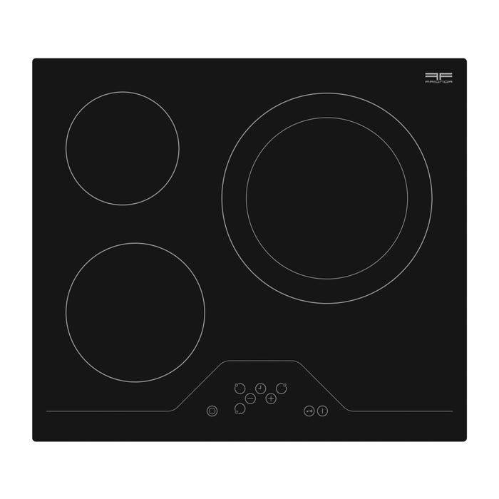 Plaque de cuisson vitrocéramique 3 foyers avec zone extensible - TVS635 FRIONOR