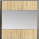 Vantail 3 partitions 63 x 250 cm Chêne Blond - ILIKO