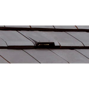 Tuile de ventilation terre cuite PV10 ardoise - EDILIANS