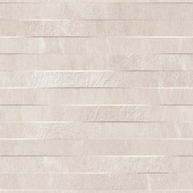 Faïence blanc effet pierre l.30 x L.90 cm Mont