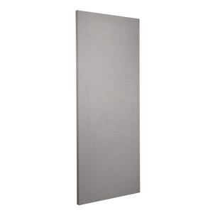 Porte seule revêtue gris Costa Rica  H.204 x l.73 cm