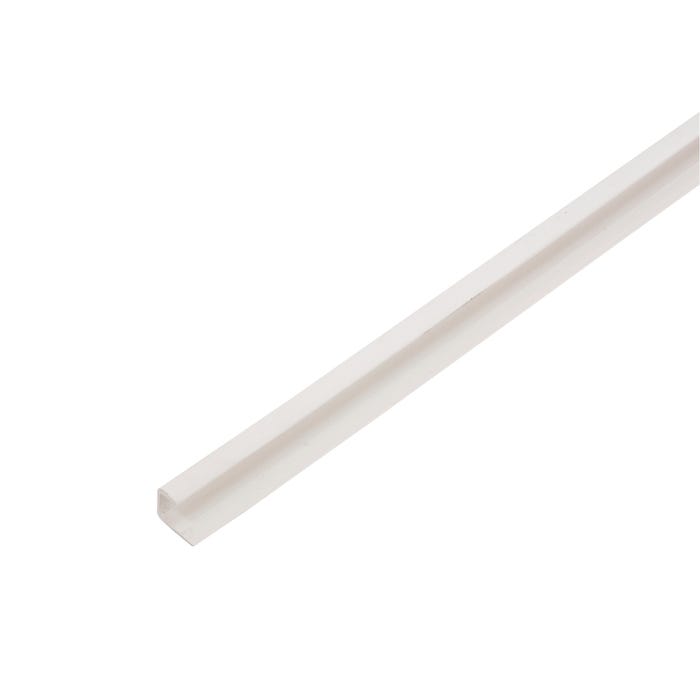 Profil d'angle PVC blanc Long.2,6 m