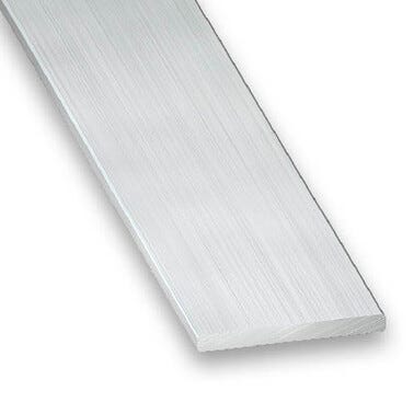 Profilé plat aluminium brut l.15 x Ep.2 mm L.100 cm