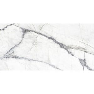 Carrelage sol intérieur effet marbre l.60x L.120cm - Invisible