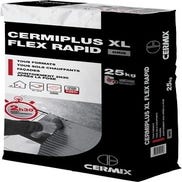 Mortier colle carrelage C2S1F gris 25 kg Cermiplux XL Flex Rapid - CERMIX