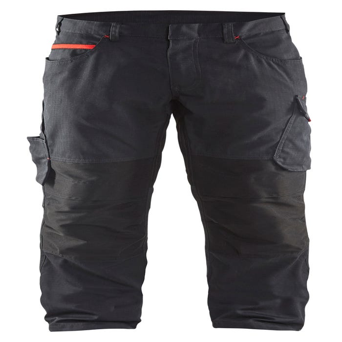 Pantalon de travail stretch Noir/Rouge T.56 1495 - BLAKLADER