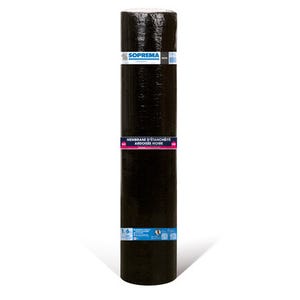 Membrane d'étanchéité ardoisée Mammouth 6x1m Noir - SOPREMA