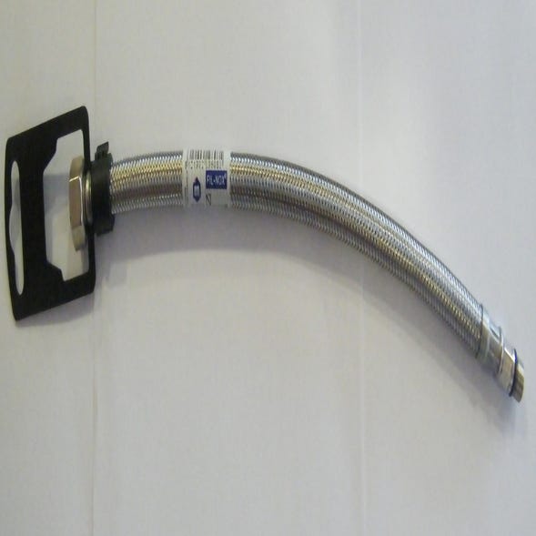 Flexible inox sanitaire DN8 Femelle 12 x 17 (3/8") - Mâle 10/100 Long.300 mm