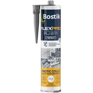 Mastic colle et joint haute performance gris ral 7016 300 ml Flexpro Pu 811 - BOSTIK