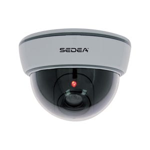 Caméra de surveillance factice type dôme avec Led clignotante - SEDEA - 550980