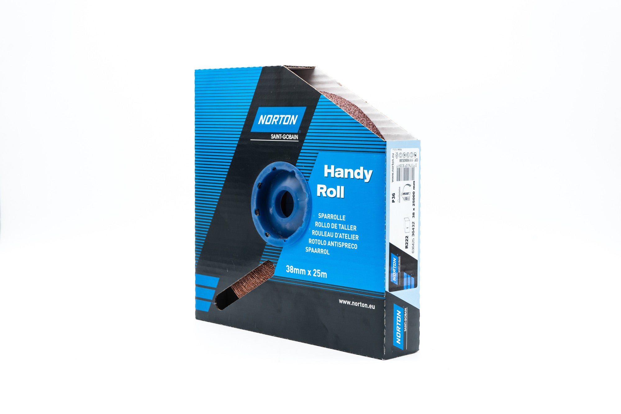 Fartools Rouleau Abrasif A80 Ø60mm - Machon Caoutchouc Pour Ponçage Précision