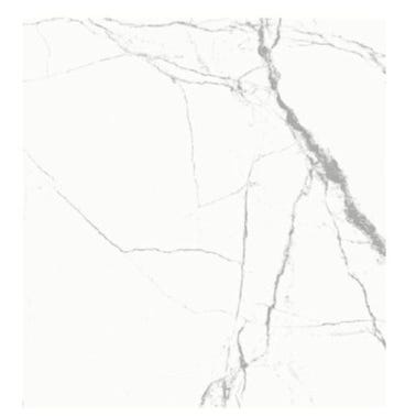 Carrelage intérieur blanc effet marbre l.60 x L.60 cm Venatino 