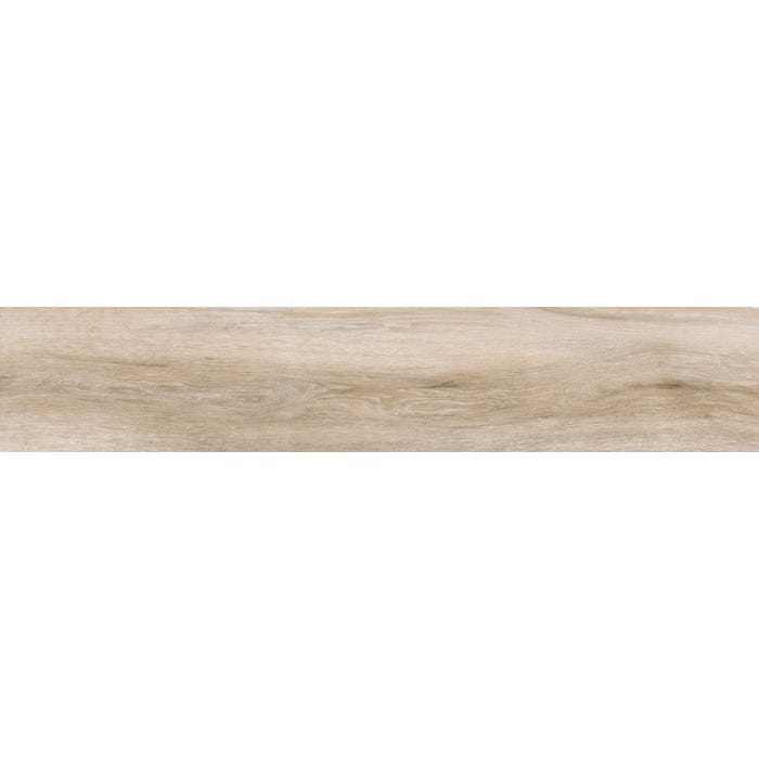 Carrelage sol intérieur effet bois l.23x L.120cm - Wood Beige