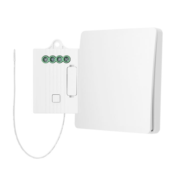 Kit Interrupteur éclairage sans fils, Module encastrable + interrupteur Wi-Fi eMS96 - SEDEA - 531096