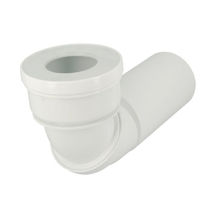Pipe wc longue rigide orientable d100 nicoll