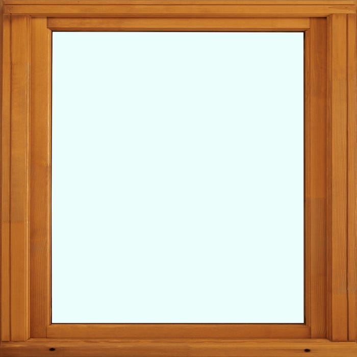 Fenêtre bois H.105 x l.60 cm ouvrant à la française 1 vantail tirant droit Pin
