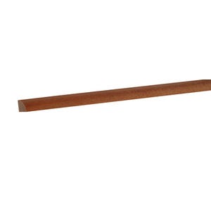 Quart de rond en bois rouge exotique 10 mm Long.2,4 m - SOTRINBOIS