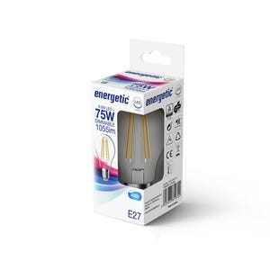 Ampoule fil transparent E27 A60 4000K 1055Lm D