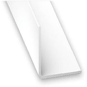 Cornière PVC blanc 20 x 20 x 1 mm L.100 cm