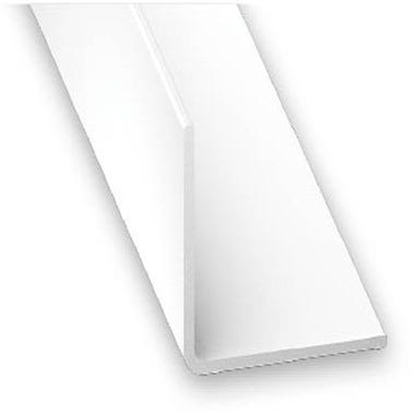 Cornière PVC 20 x 20 mm L.100 cm blanc