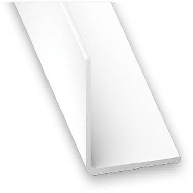 Cornière PVC blanc 30 x 30 x 1 mm L.100 cm