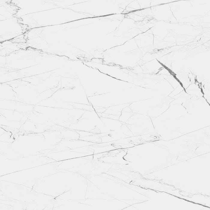 Carrelage sol intérieur effet marbre l.60x L.120cm - Thassos Marmo White