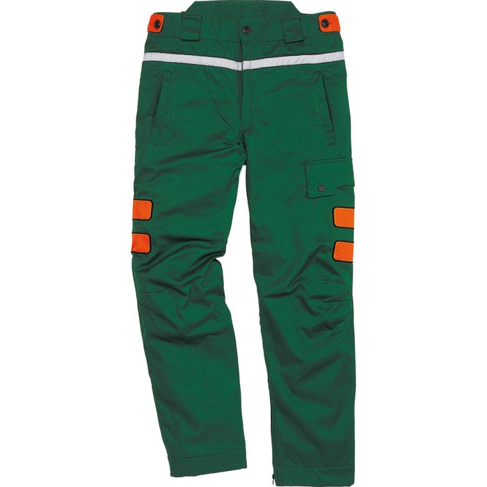 Pantalon de travail pour bucheron vert T.XXL Meleze3 - DELTA PLUS