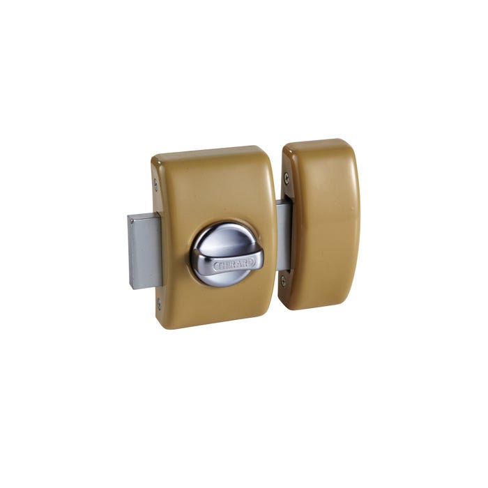 Verrou embouti bouton cylindre 45 mm
