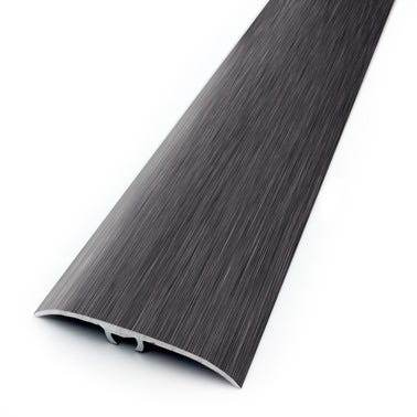 Barre de seuil aluminium métal oxydé à visser L.93 x l.4,10 cm 