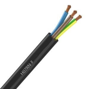 Cable électrique HO7RNF 3G 6 mm² 5 m - NEXANS FRANCE 