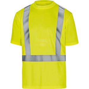 T-shirt de travail haute visibilité jaune T.XXL - DELTA PLUS